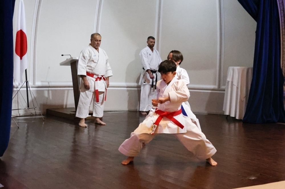 Photo of demonstration by Birkirkara Karate Club