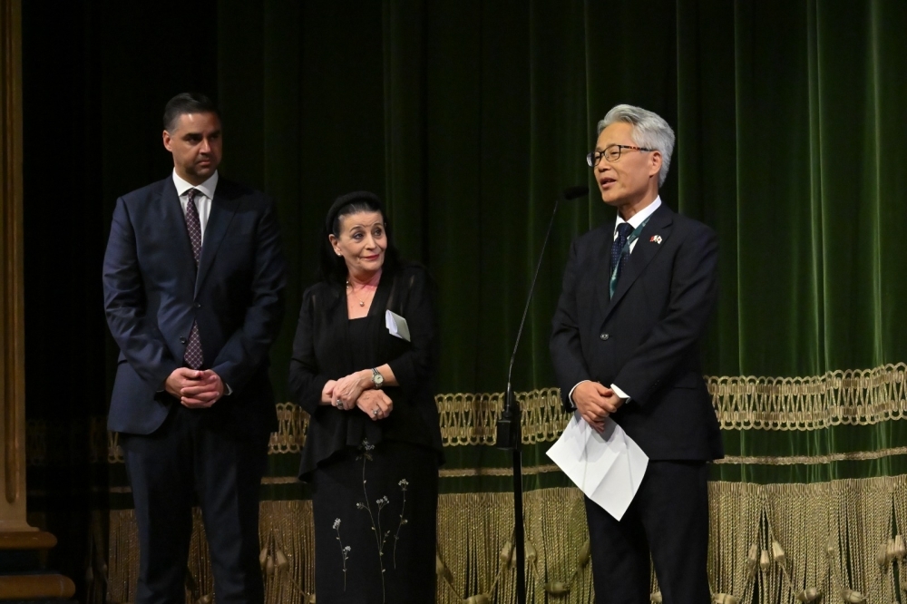 Ceremonial part of the Iwami Kagura show