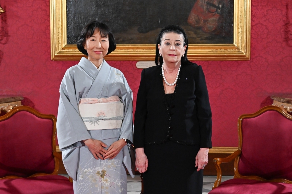 Her Excellency Ambassador ONO Hikariko and Her Excellency Myriam Spiteri Debono