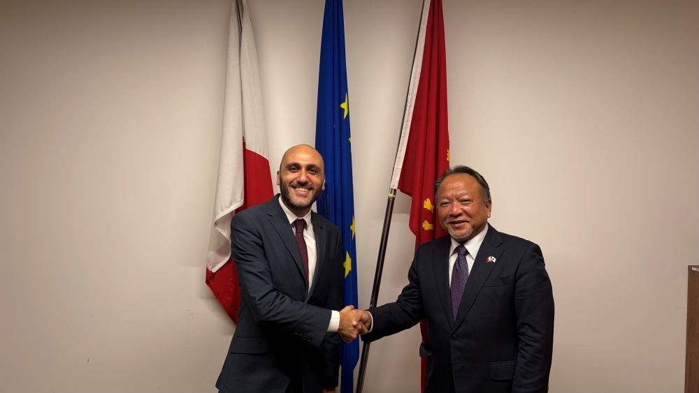 Courtesey call on the Mayor of Valletta